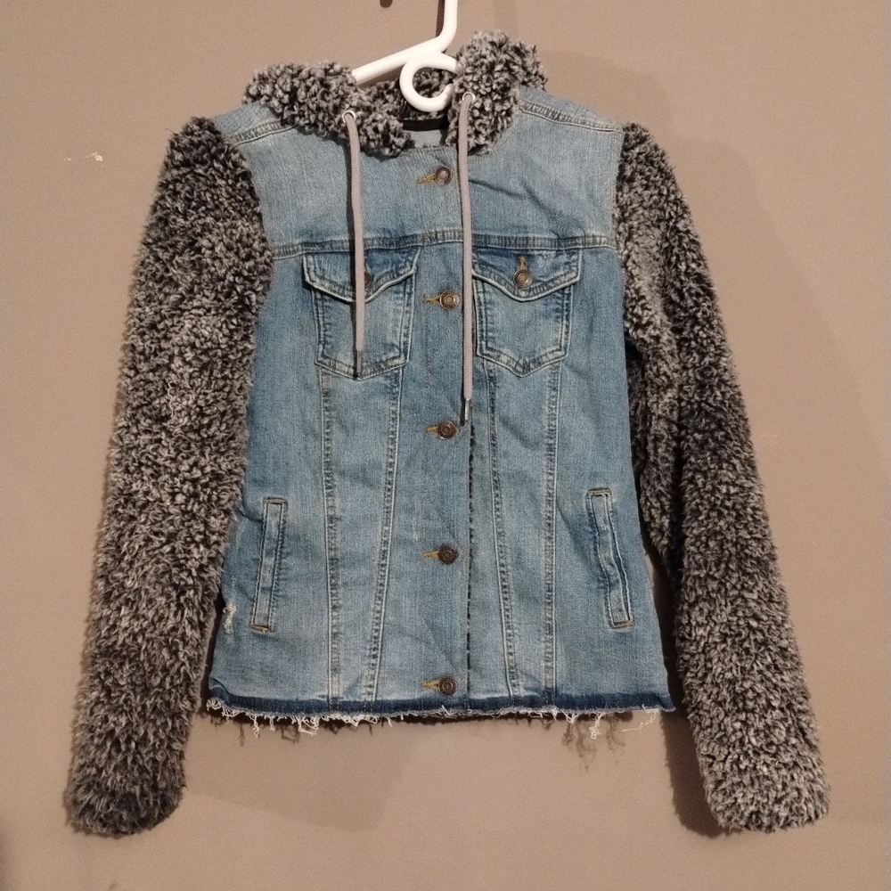 Maurice's Denim and Sherpa Detail Jacket